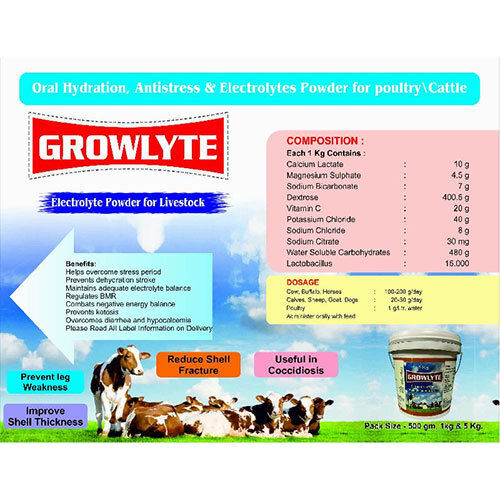 Brown Growlyte Animal Feed Supplement