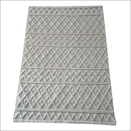 Cream Light Grey Handloom Rugs
