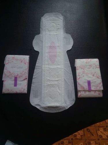 400mm Pink anion Trifold sanitary napkins
