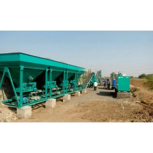 DM 45 Asphalt Hot Mix Plant - Steel, Different Size, Green | Automatic Grade, Asphalt Mixers