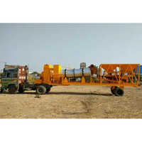 Mobile Hot Mix Plant - Steel, Yellow | 1-year Warranty, Automatic Grade