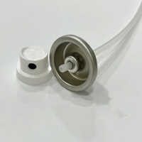 Air Freshener Spray Bottle Aerosol Valve - High Pressure, 1.3 Inch Size , Silver And White Color
