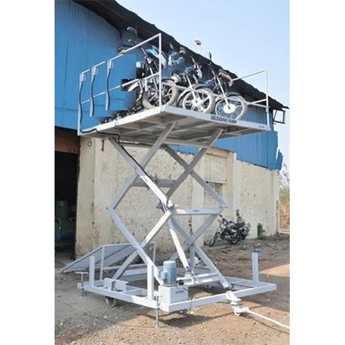 Two Wheeler Loading Unloading Lift