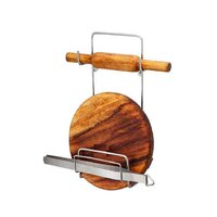 CHAKLA BELAN CHIMTA STAND ROLLING PIN BOARD TONG HOLDER (5552)
