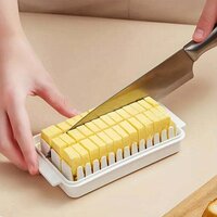BUTTER STORAGE BOX WITH SLICER FOR EASY CUTTING CHEESE BUTTER (5848)