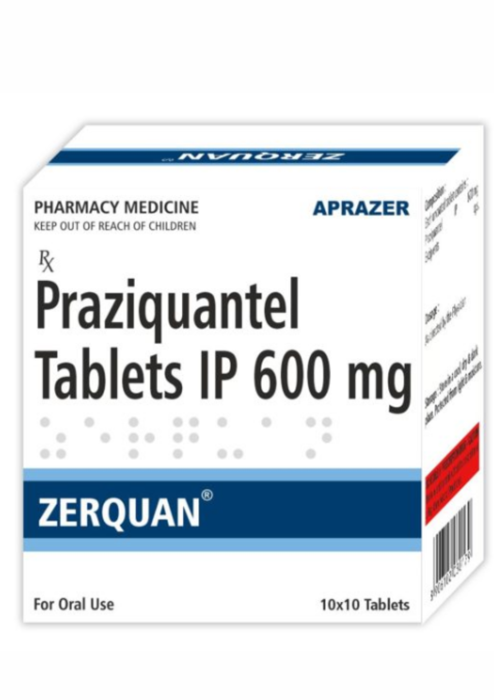 Zerquan Praziquantel Tablets
