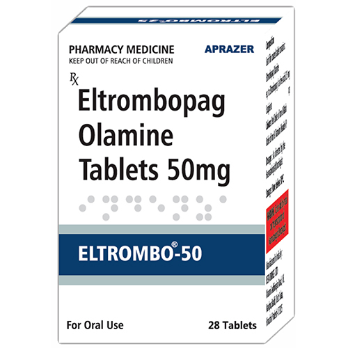 Eltrombo Eltrombopag Olamine Tablets 