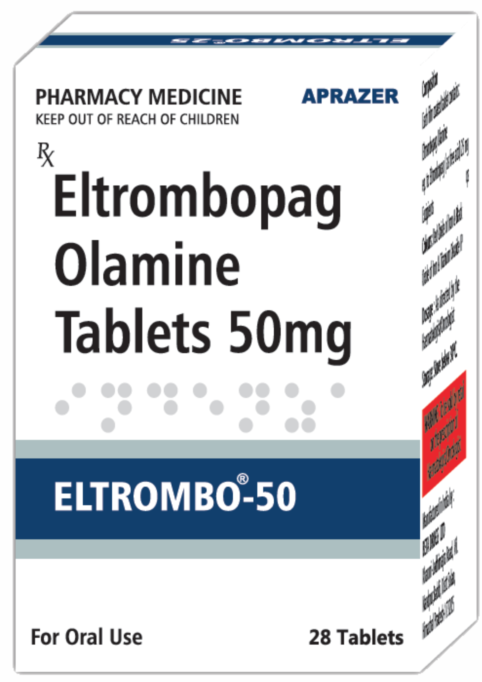 Eltrombo Eltrombopag Olamine Tablets