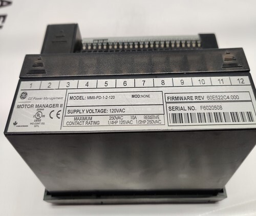 GE MULTILIN MMII-PD-1-2-120 INTELLIGENT MCC CONTROLLER