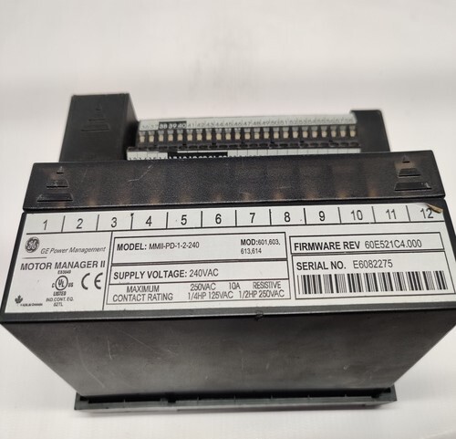 GE MULTILIN MMII-PD-1-2-240 INTELLIGENT MCC CONTROLLER