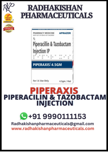 piperaxis Piperacillin and Tazobactam  Injection 