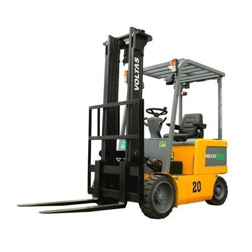 Yellow/Black Voltas Electric Ac Forklift