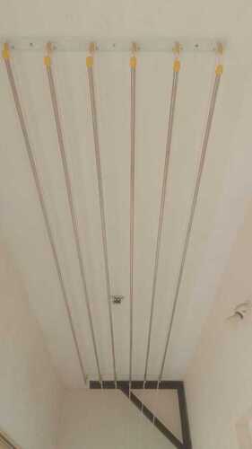 Roof mounted cloth drying ceiling hangers in Thathengulam Kerala