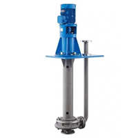 Vertical Sump Pump - Mild Steel Construction, Custom Sizes Available, Blue And Silver Finish | Ideal For Dewatering And Slurry Handling In Industrial Settings