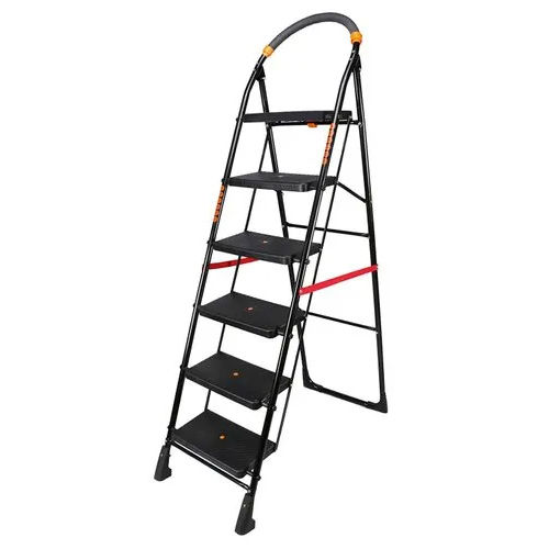 SKL 5 Step Black Iron Ladder