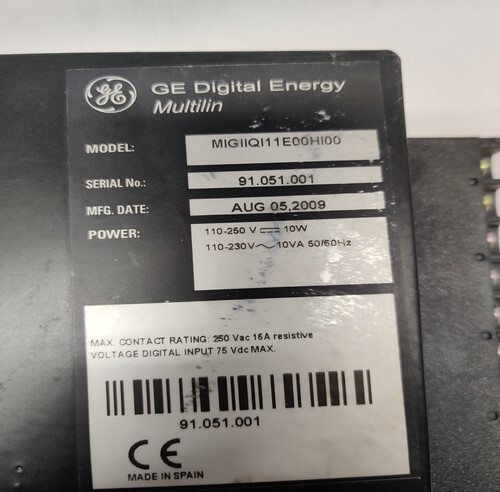 GE MULTILIN MIGIIQI11E00HI00 TRANSFORMER RELAY