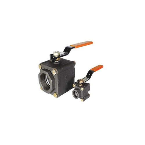 Forged Steel Three Piece Ball Valve Application: Industrial