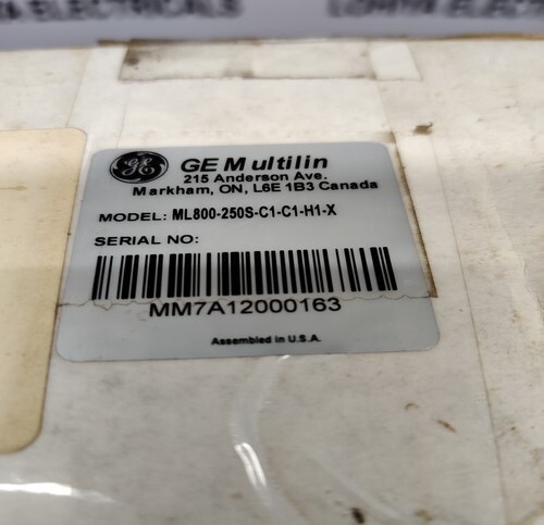GE MULTILIN ML800-250S-C1-C1-H1-X SWITCH ( NEW BOX PACK )