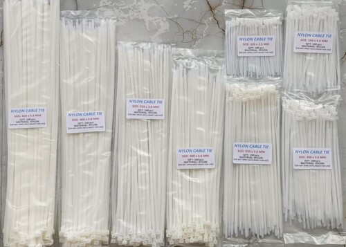 Nylon Cable Tie - Color: White