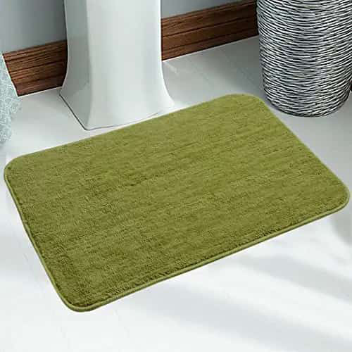 Green Anti Skid Bath Mat Design: Modern