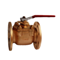 GM103 Gun Metal / Bronze Venturi Port Ball Valve Class-150 (Flanged)