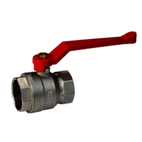 Gm200 Forged Brass Ball Valve Full Bore Pn-25 (Screwed) - Color: Silver