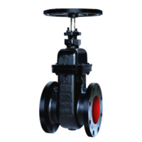 Ci008 Cast Iron Sluice Valve - Pn10, 50mm To 600mm Size Range, Silver Color, Medium Pressure Rating, Galvanized Surface, Suitable For Water Applications