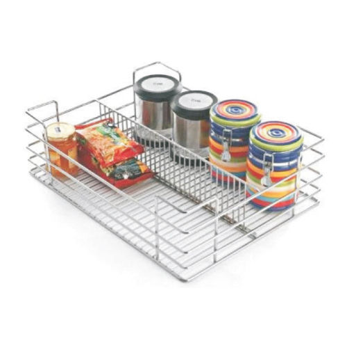 Silver Stainless Steel 202 Partition Basket