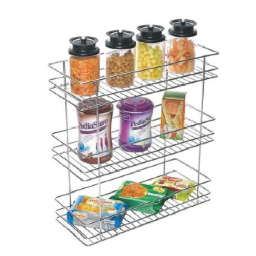 Stainless Steel Triple Pull Out Basket