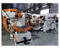 Decoiler Straightener Feeder System - Color: White