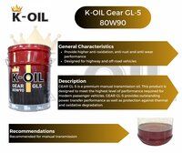 Gear GL5 - Transmission oil