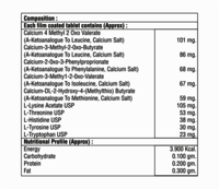 Alpha Ketoanalogue and Essential Amino Acids Tablet