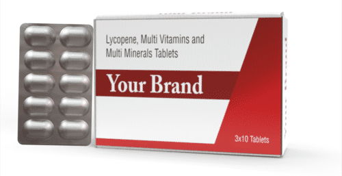 Lycopene with multivitamin and multiminerals Tablet