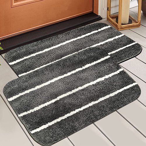 Grey Anti Skid Door Mat Back Material: Anti-slip Pvc Dots