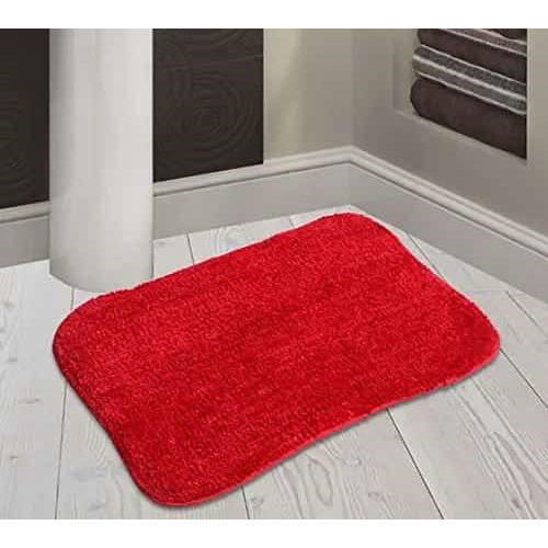 Red Anti Skid Bath Mat