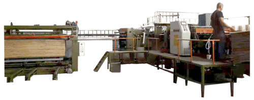 FULLY AUTOMATIC PLC CONTROLLED  L TYPE LONG PANEL COMPOSER