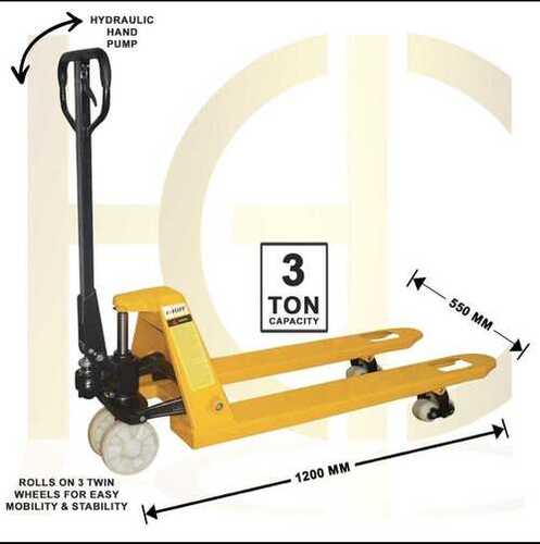 Yellow Hydraulic Pallet Truck