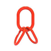 Master Link Assembly - Alloy Metal, Different Size, Red Color | Lifting Application, Durable Metal Link Assembly