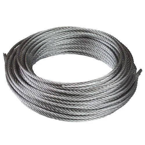 Silver Nylon Coated Ss304-Ss316 Wire Rope