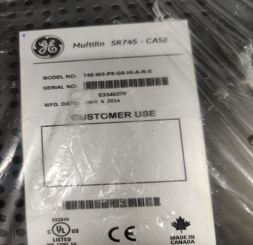 GE MULTILIN 745-W2-P5-G5-HI-A-R-E TRANSFORMER MANAGEMENT RELAY ( NEW OPEN BOX )