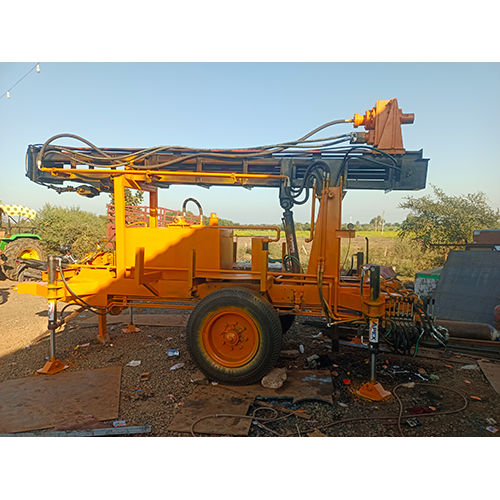 Tractor Attachment Soil Testing Or Loring Machine - Color: Yellow