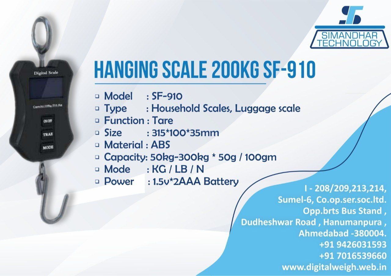 Hanging Scale 200Kg sf-910