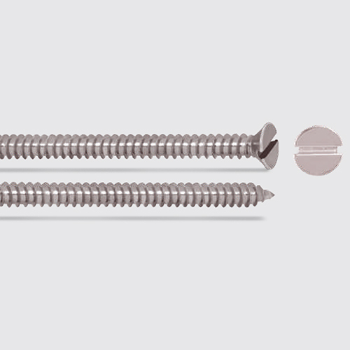 SS CSK Slotted Self Tapping Screw