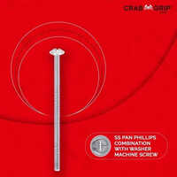 SS Machine Screw - Stainless Steel 10mm Size High Quality Round Head Fitting
