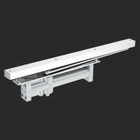 Silver 32 Mm Concealed Door Closer (Slim Door)