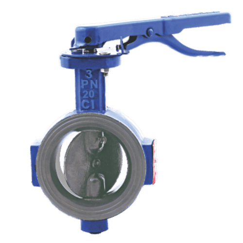 Ci061 Cast Iron Butterfly Valve Pn-16 (Wafer Type)