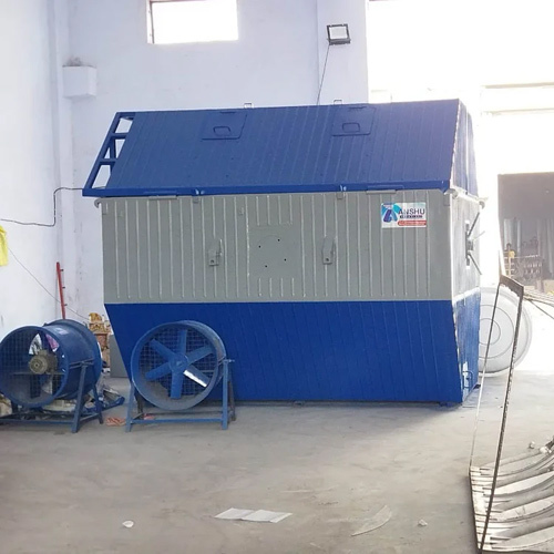 Automatic Ms Open Flame Rock And Roll Rotational Mould