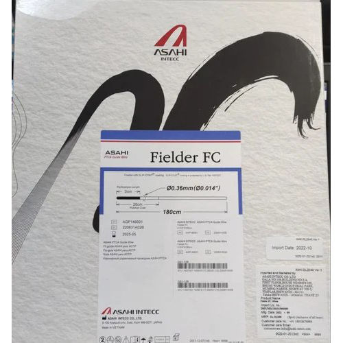 Asahi Fielder Fc Guide Wire Color Code: Transparent