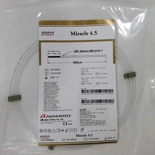 Asahi Miracle 4.5 Ptca Guide Wire Color Code: Transparent