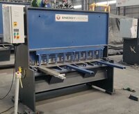 Hydraulic Fix Rake Angle Shearing Machine - 2mm Mild Steel Sheet Cutting | Semi-automatic, Color Coated, 240 Volt